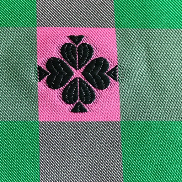 Kate Spade Morley Large Tote Green Pink Black with Dustbag - Picture 6 of 16